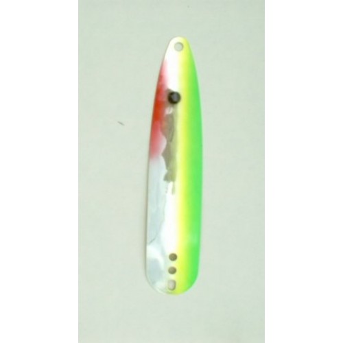 Large Fishing lure for trolling, tackle -Silver Plate